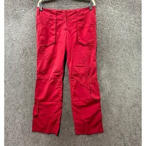 Vintage 90s/Y2k Miss Me Cargo Pants Women Large‎ Red Low Rise